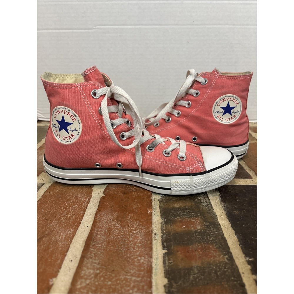 Converse Chuck Taylor All Star Pink High Top Canvas Sneakers🎀 Woman's 9 Men's 7
